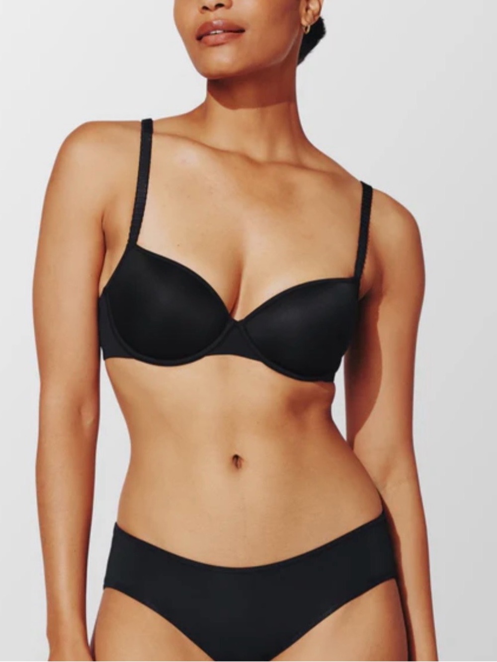 ThirdLove Black Underwire Smooth T-Shirt Bra
